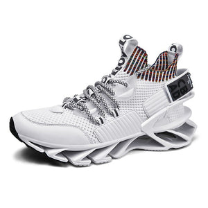 New Design Blade Running Shoes for Men Professional Elastic Jogging Shoes High Quality Cushioning Sneakers Outdoor Male Footwear